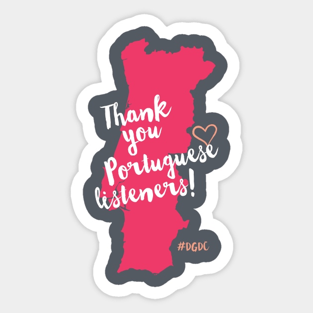 Thank you, Portugal! Sticker by deeplygraphic